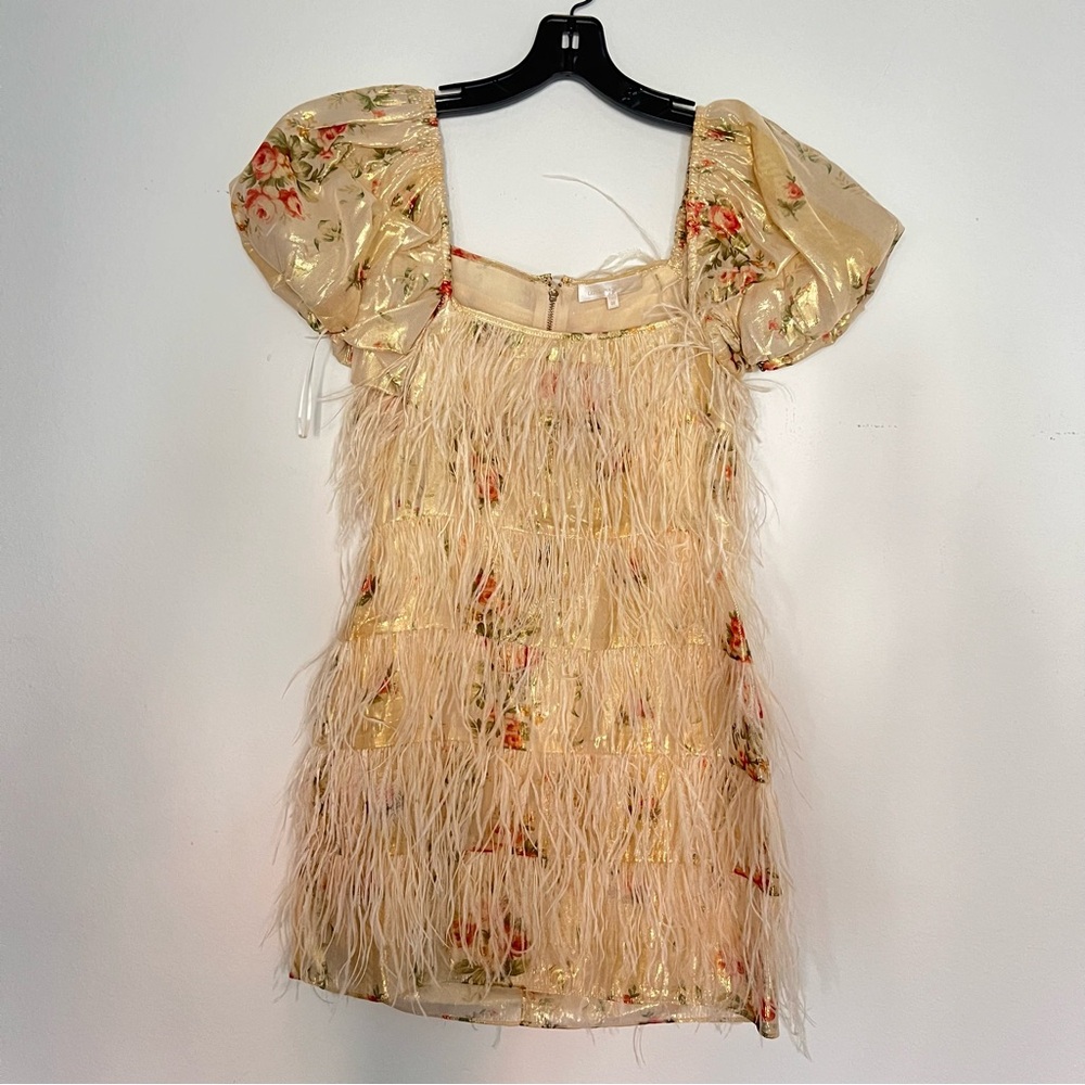 LoveShackFancy Feathered Dress - 00